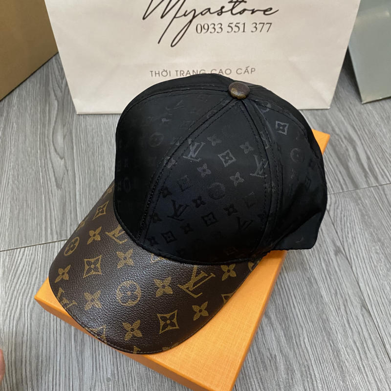 Nón lưỡi trai Louis Vuitton vành nâu siêu cấp về trả khách