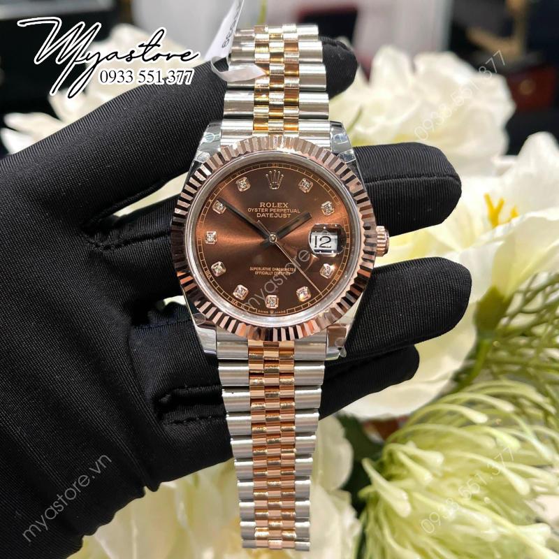 Rolex date just bọc vàng GM