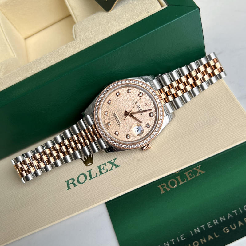  Rolex Datejust mặt vinh tính RoseGold