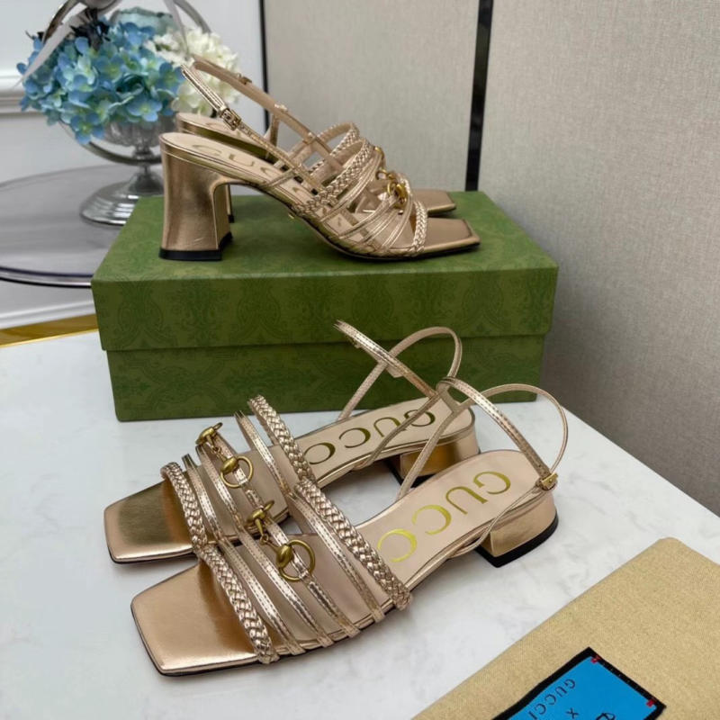 Sandal nữ mũi vuông Gucci