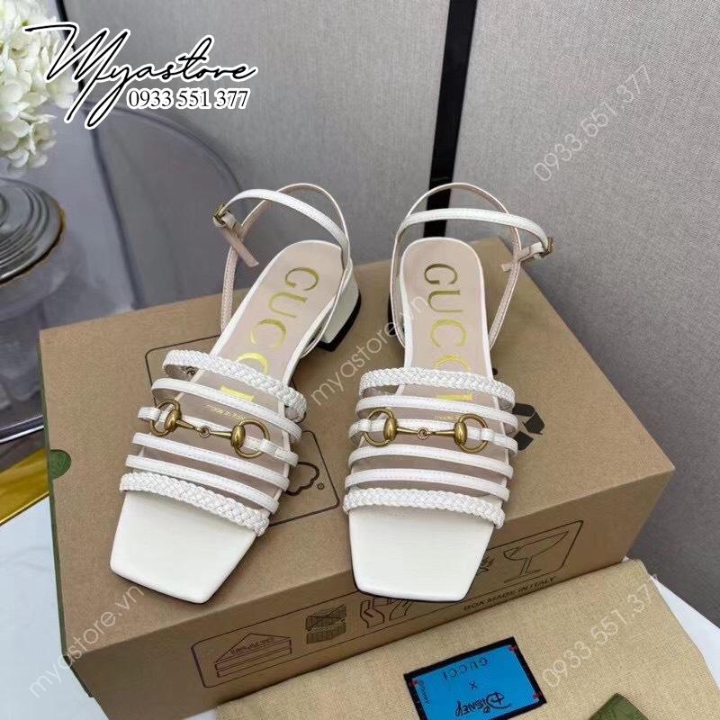 Sandal nữ mũi vuông Gucci