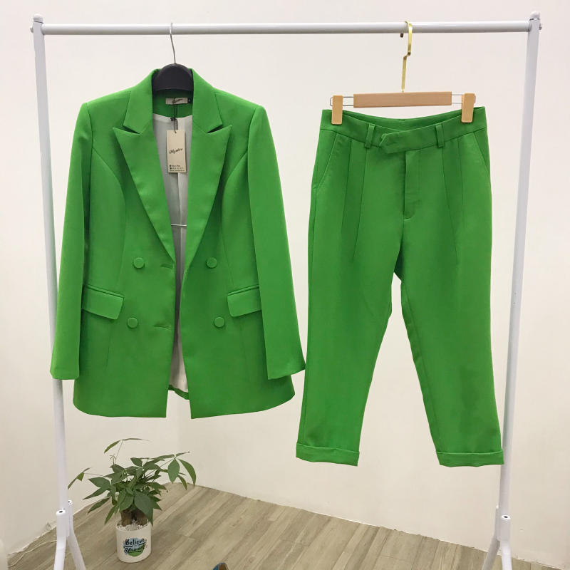 Set vest xanh két