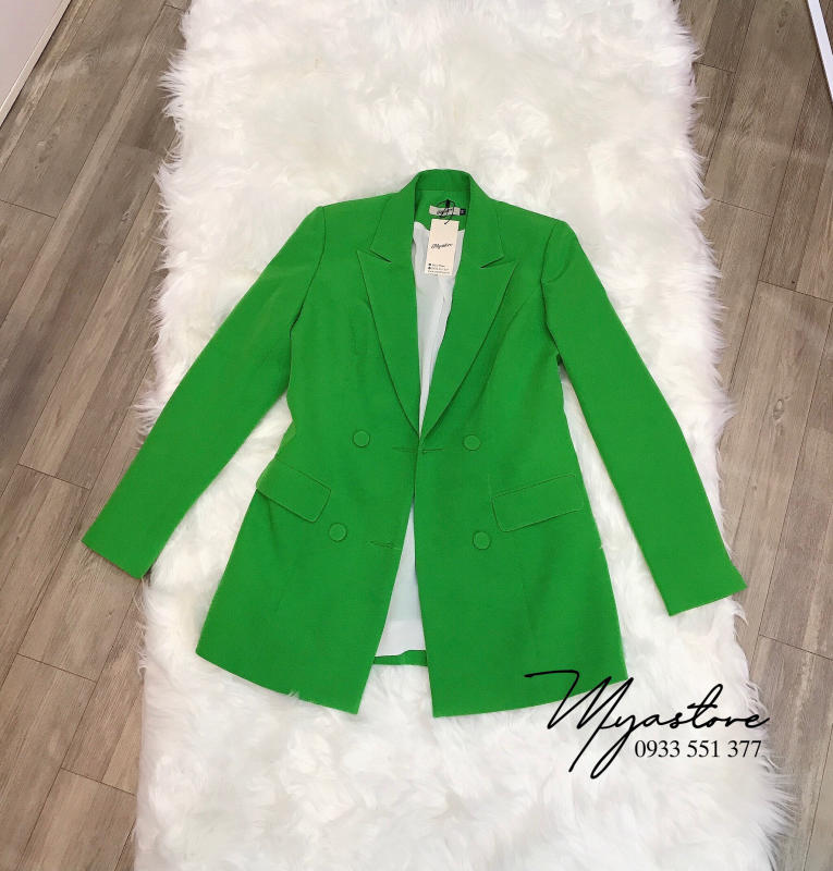 Set vest xanh két
