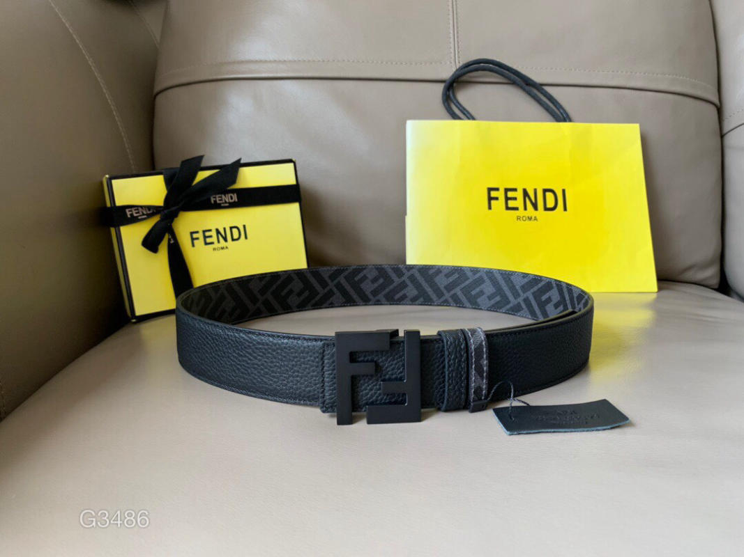 Thắt lưng nam Fendi like auth mặt đen