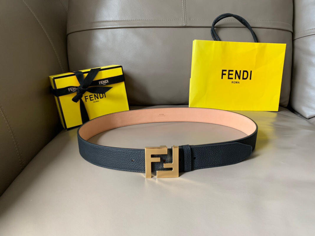 Thắt lưng nam Fendi like auth màu đen