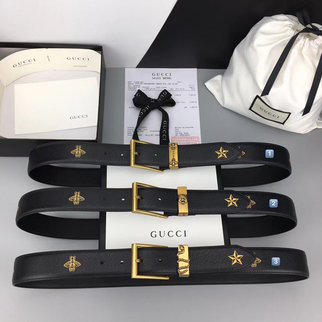 Thắt lưng nam Gucci bản 3,5cm