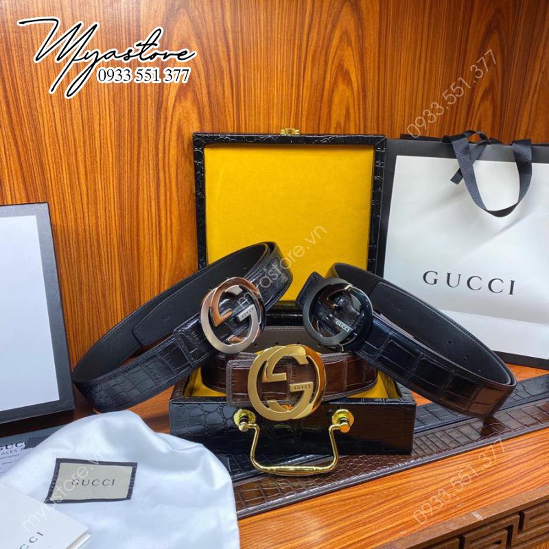 Thắt lưng nam Gucci 3 màu siêu cấp 1:1