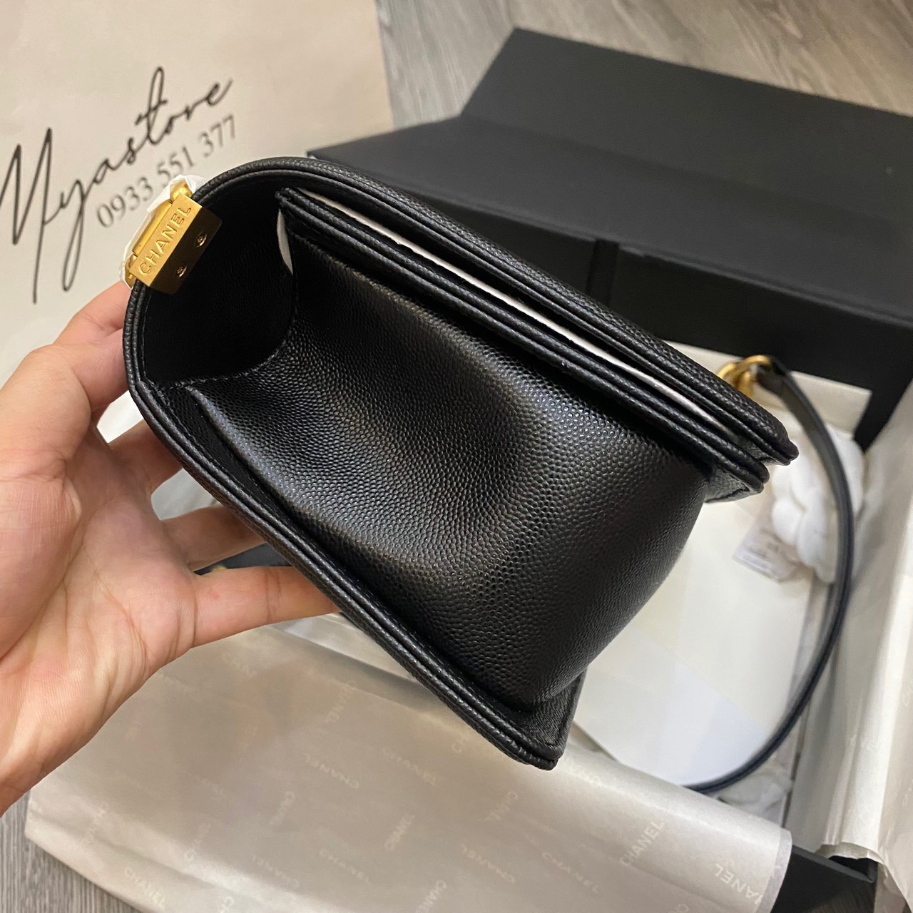 Túi Chanel Boy size 25cm siêu cấp 1:1