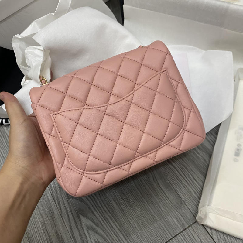 Túi Chanel 24s mini flap pink siêu cấp về trả khách