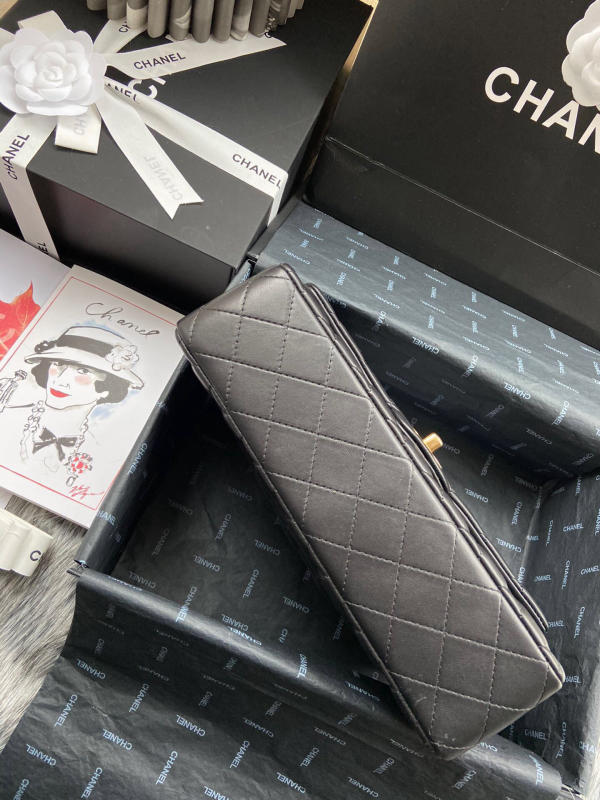 Túi Chanel Classic Cf 1112 like auth màu đen