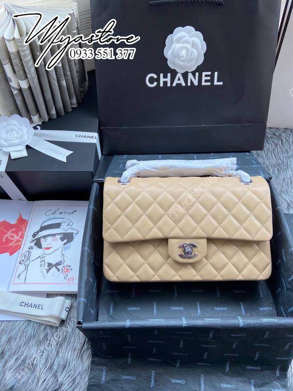 Túi Chanel Classic Cf 1112 like auth màu nude 