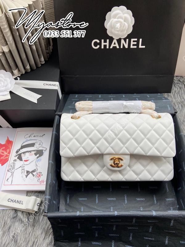 Túi Chanel Classic Cf 1112 like auth màu trắng