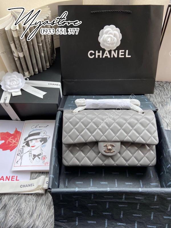 Túi Chanel Classic Cf 1112 like auth màu xám