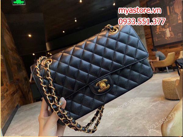 Túi Chanel classic size 25cm màu đen Siêu cấp - like auth