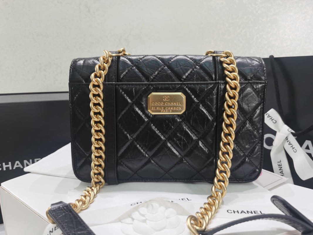 Túi Chanel 𝟮𝟬𝟮𝟮 messenger siêu cấp màu đen