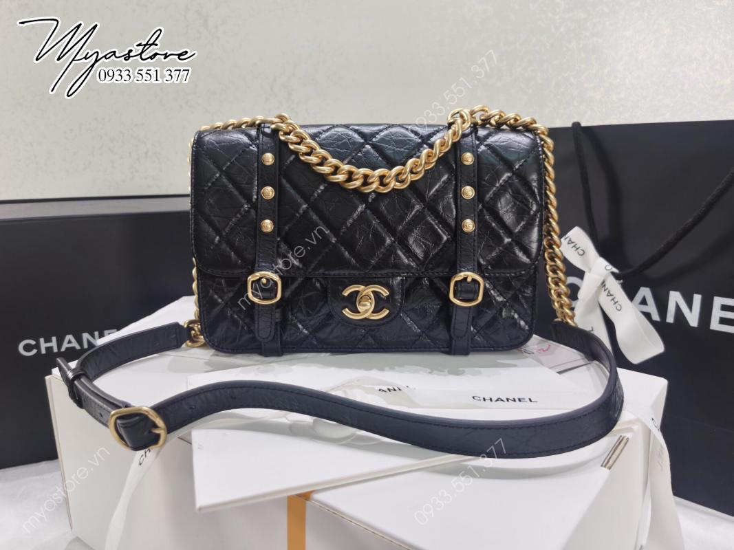 Túi Chanel 𝟮𝟬𝟮𝟮 messenger siêu cấp màu đen