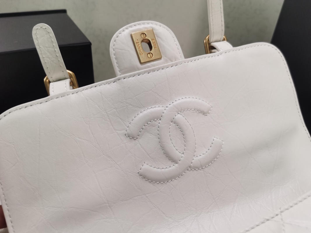 Túi Chanel 𝟮𝟬𝟮𝟮 messenger siêu cấp màu trắng