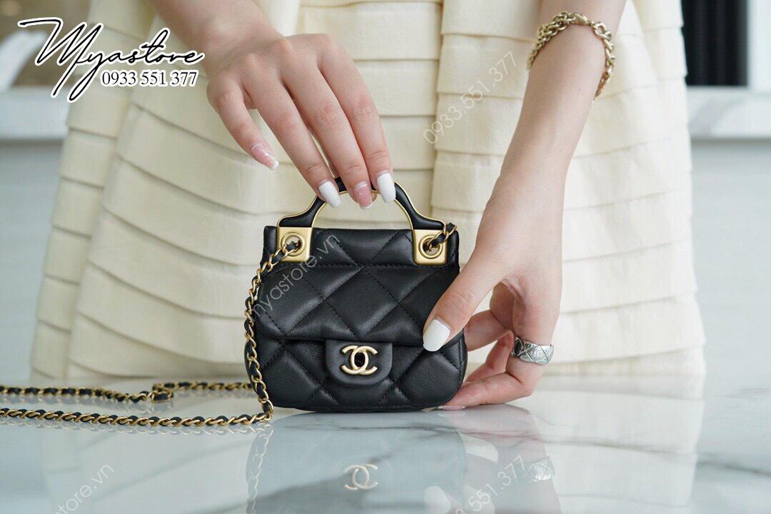 Túi  Chanel Mini Retro Flap Card Holder siêu cấp