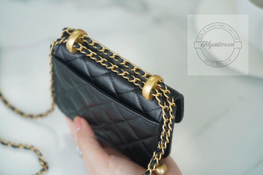 Túi Chanel mini siêu cấp màu đen