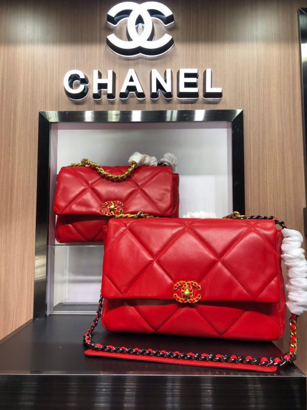 Túi Chanel Neimai Hardware Thu Đông 19Bag like auth màu đỏ