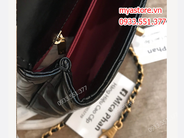 Túi chanel nữ màu đen size 23cm trả khách