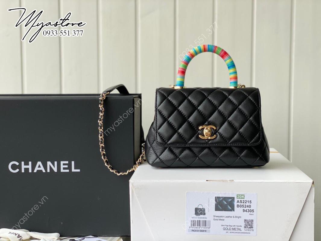 Túi Chanel 𝐦𝐢𝐧𝐢 𝐜𝐨𝐜𝐨 𝐡𝐚𝐧𝐝𝐥𝐞 siêu cấp