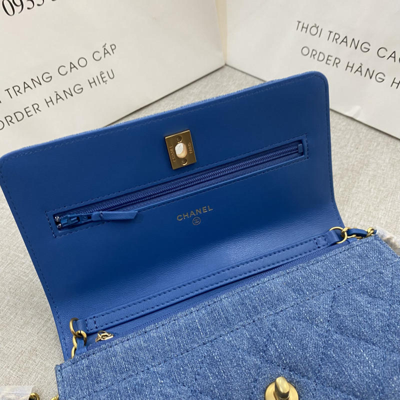 Túi đeo chéo Chanel Denim siêu cấp 1:1 trả khách 