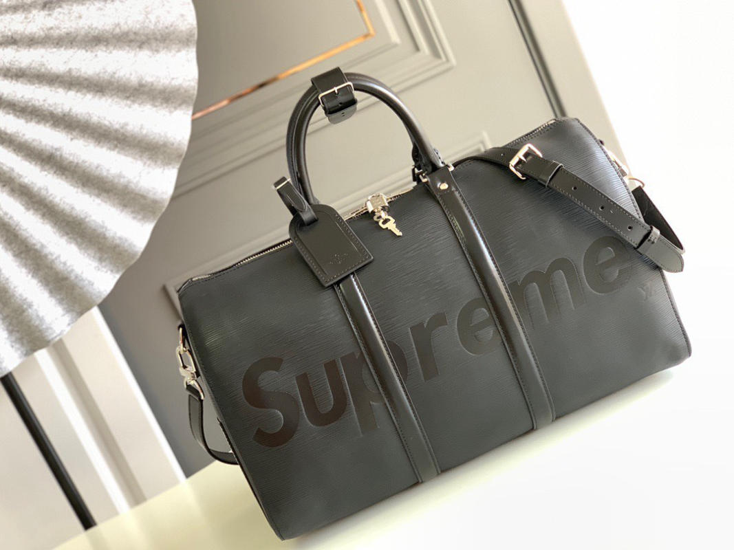 Túi du lịch Louis Vuitton Supreme Keepall siêu cấp 1:1