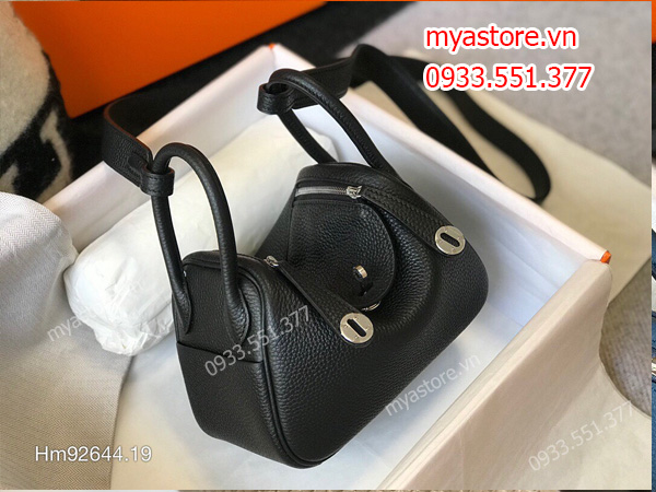 Túi Hermer Mini lindy 19Cm màu đen