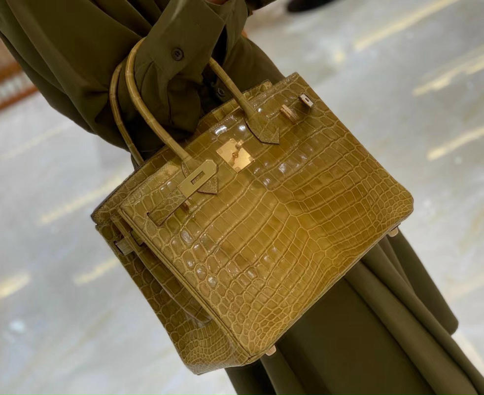 Túi Hermes Birkin da cá sấu like auth các màu