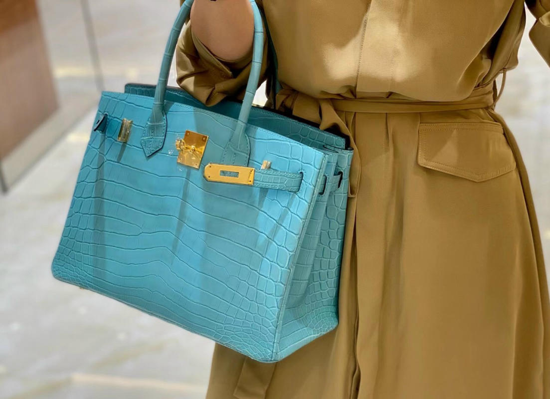 Túi Hermes Birkin da cá sấu like auth các màu