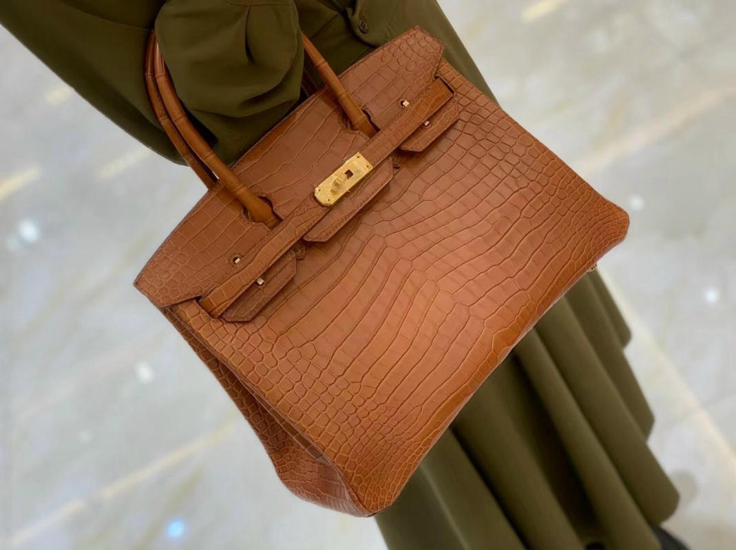 Túi Hermes Birkin da cá sấu like auth các màu