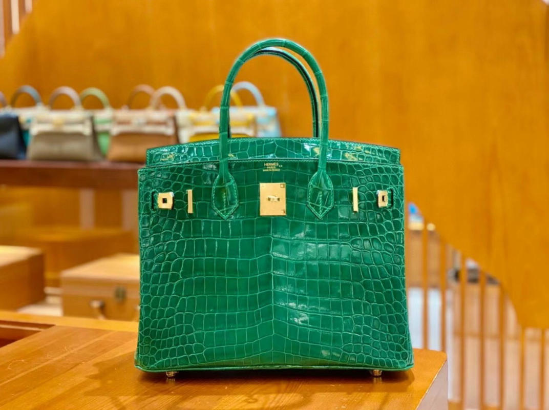 Túi Hermes Birkin da cá sấu like auth các màu