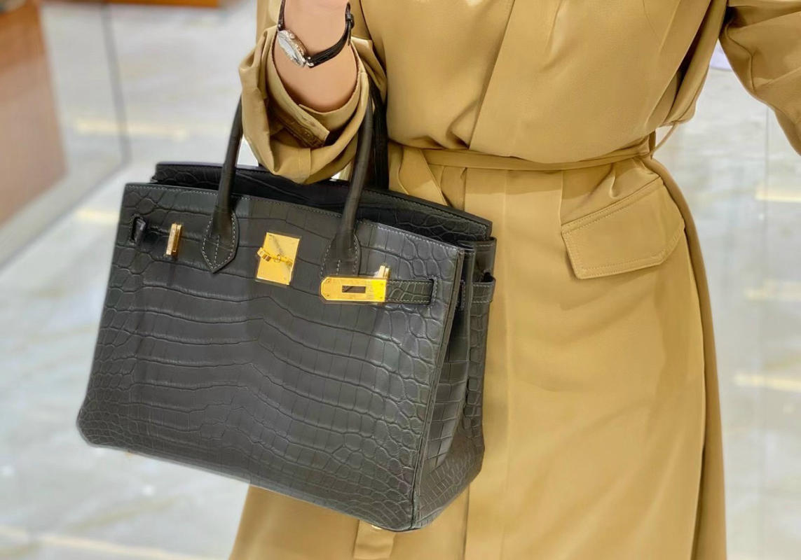 Túi Hermes Birkin da cá sấu like auth các màu