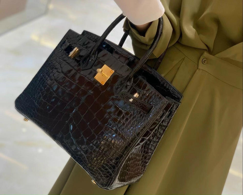 Túi Hermes Birkin da cá sấu like auth các màu