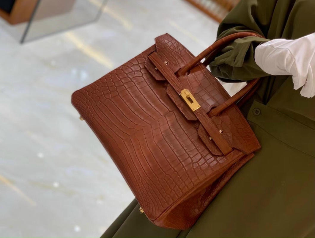 Túi Hermes Birkin da cá sấu like auth các màu