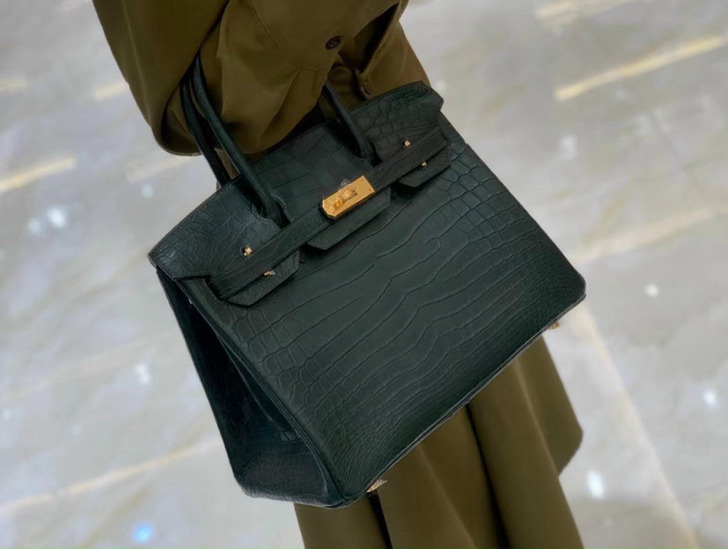 Túi Hermes Birkin da cá sấu like auth các màu