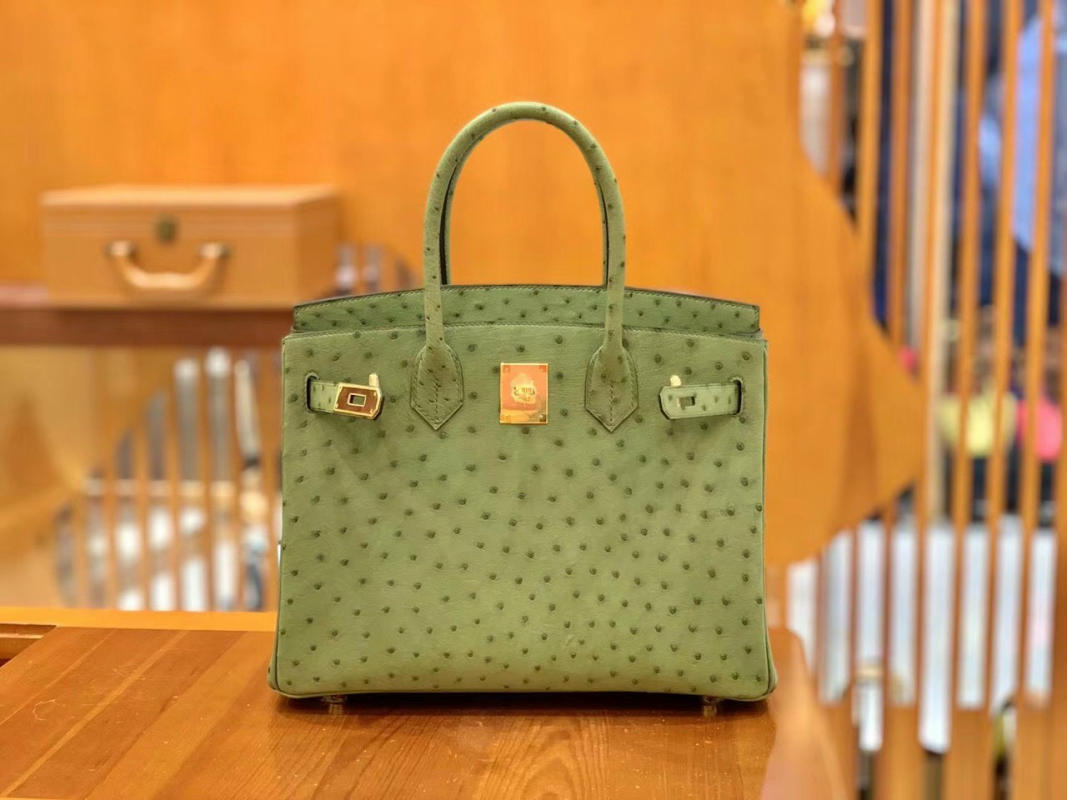 Túi Hermes Birkin da đà điểu like auth các màu