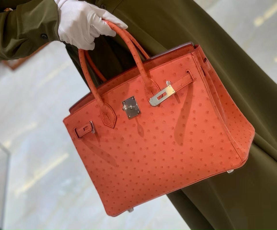 Túi Hermes Birkin da đà điểu like auth các màu