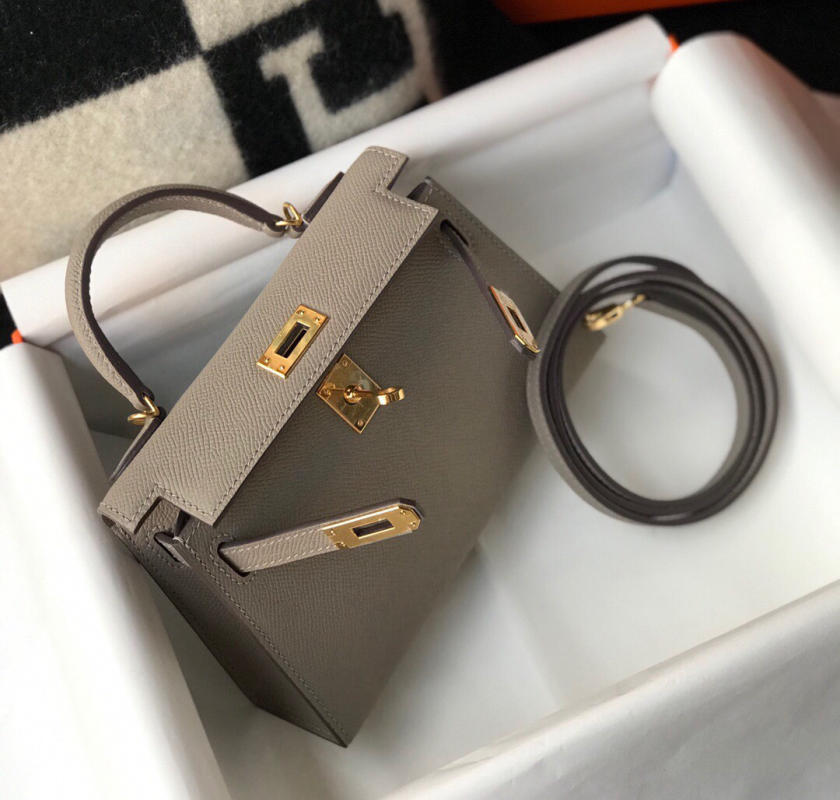 Túi Hermes kelly mini da bò 