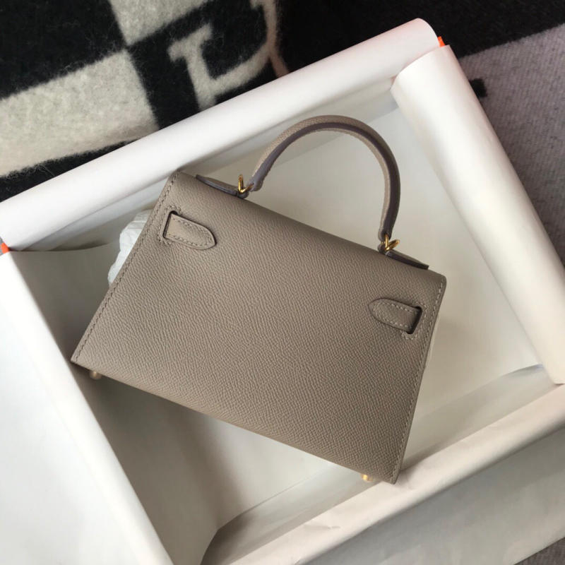 Túi Hermes kelly mini da bò 