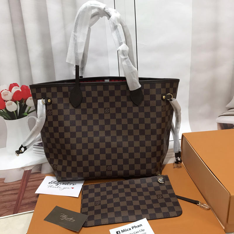 Túi LV Louis vuitton never full ô nâu siêu cấp 