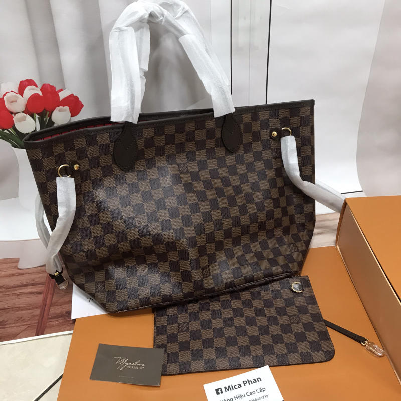 Túi LV Louis vuitton never full ô nâu siêu cấp 