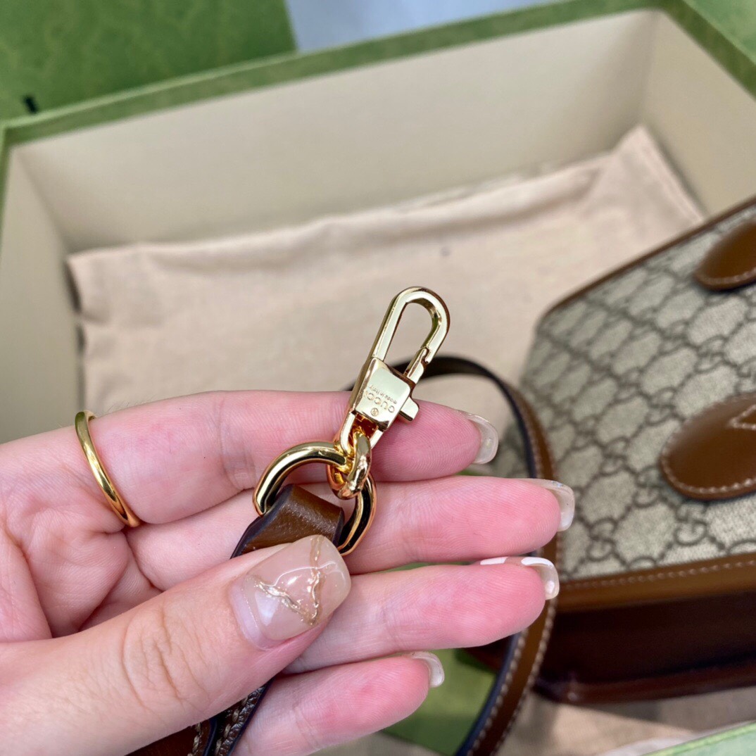 Túi nam nữ Gucci 𝐆𝐆 𝐑𝐞𝐭𝐫𝐨 messenger nhỏ gọn