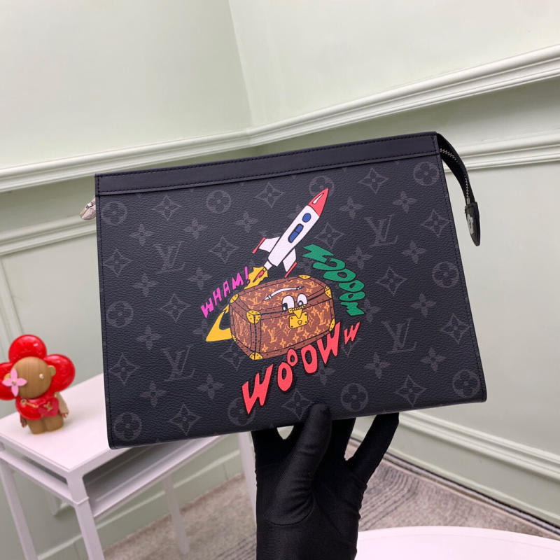 Túi ví clutch Pochette Voyage LV Louis Vuitton siêu cấp 1:1