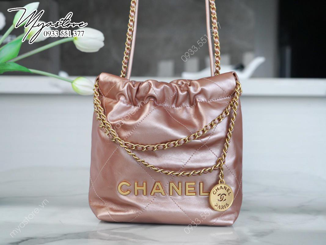 Túi xách Chanel mini 23S màu trắng ngà siêu cấp 1:1 