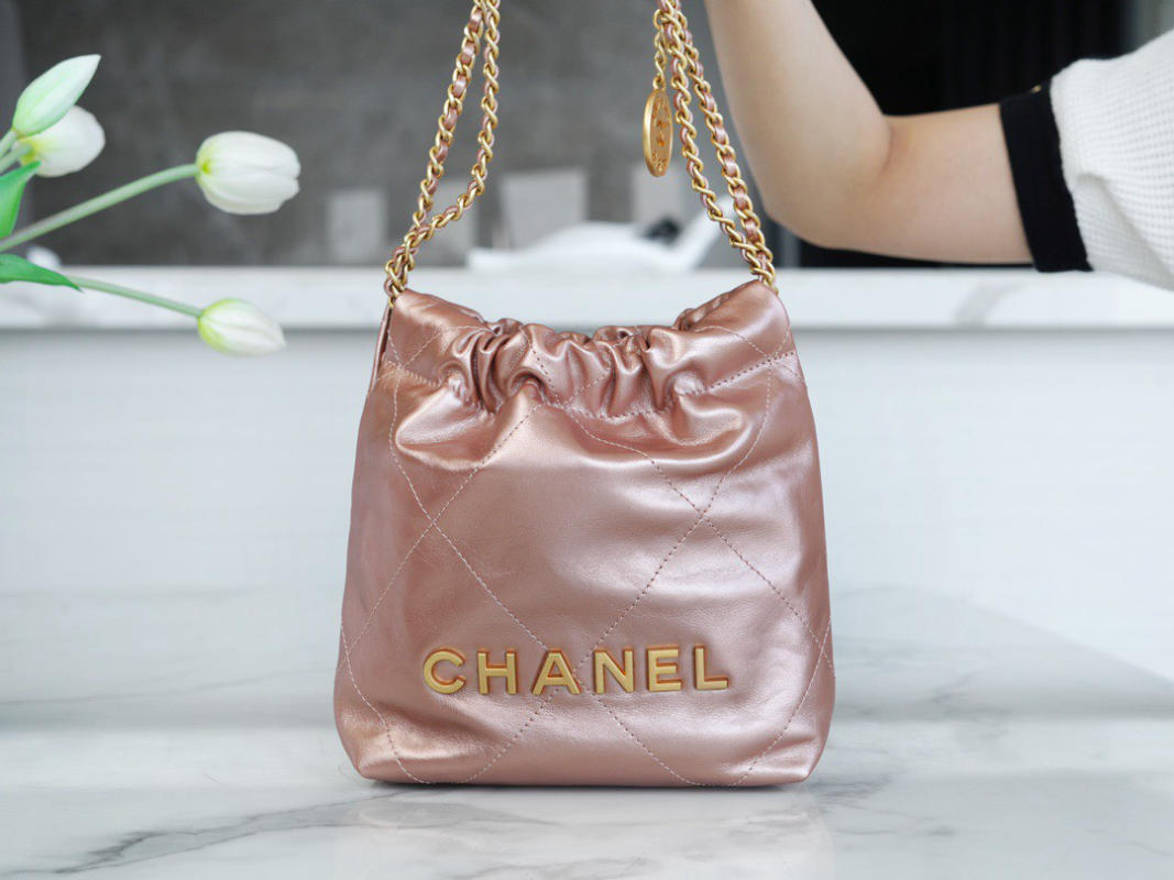 Túi xách Chanel mini 23S màu trắng ngà siêu cấp 1:1 