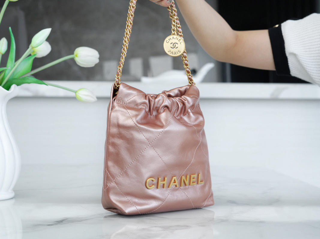 Túi xách Chanel mini 23S màu trắng ngà siêu cấp 1:1 