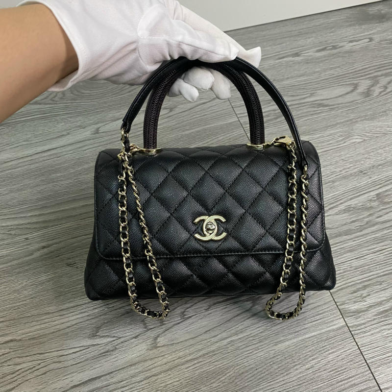 Túi xách Chanel Small Coco Handle siêu cấp về trả khách