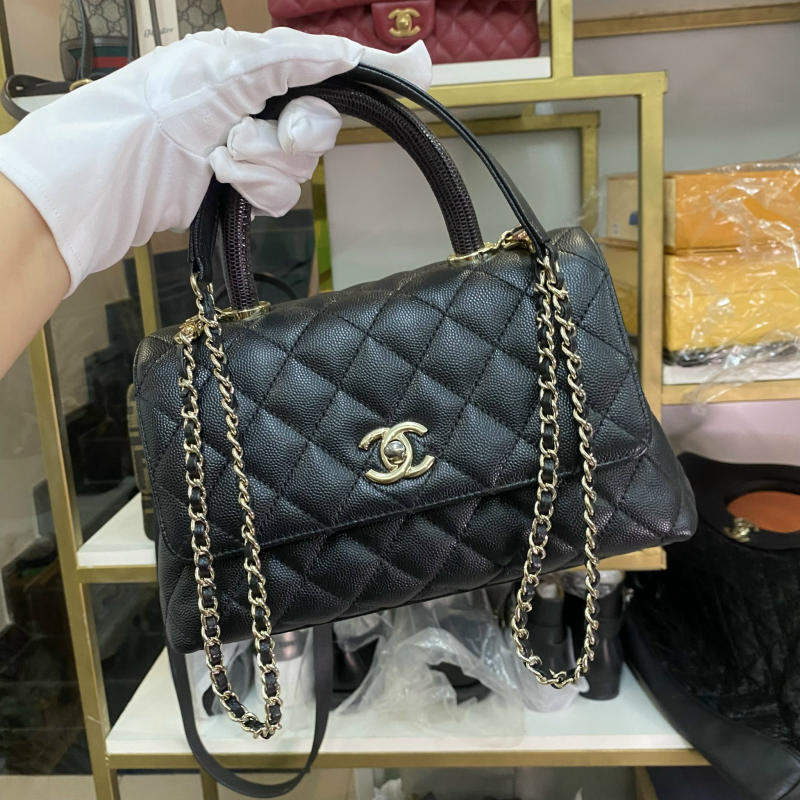 Túi xách Chanel Small Coco Handle siêu cấp về trả khách